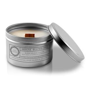 HOUSE BLEND 001 CANDLES Grey Candle Company 6 oz. TIN 
